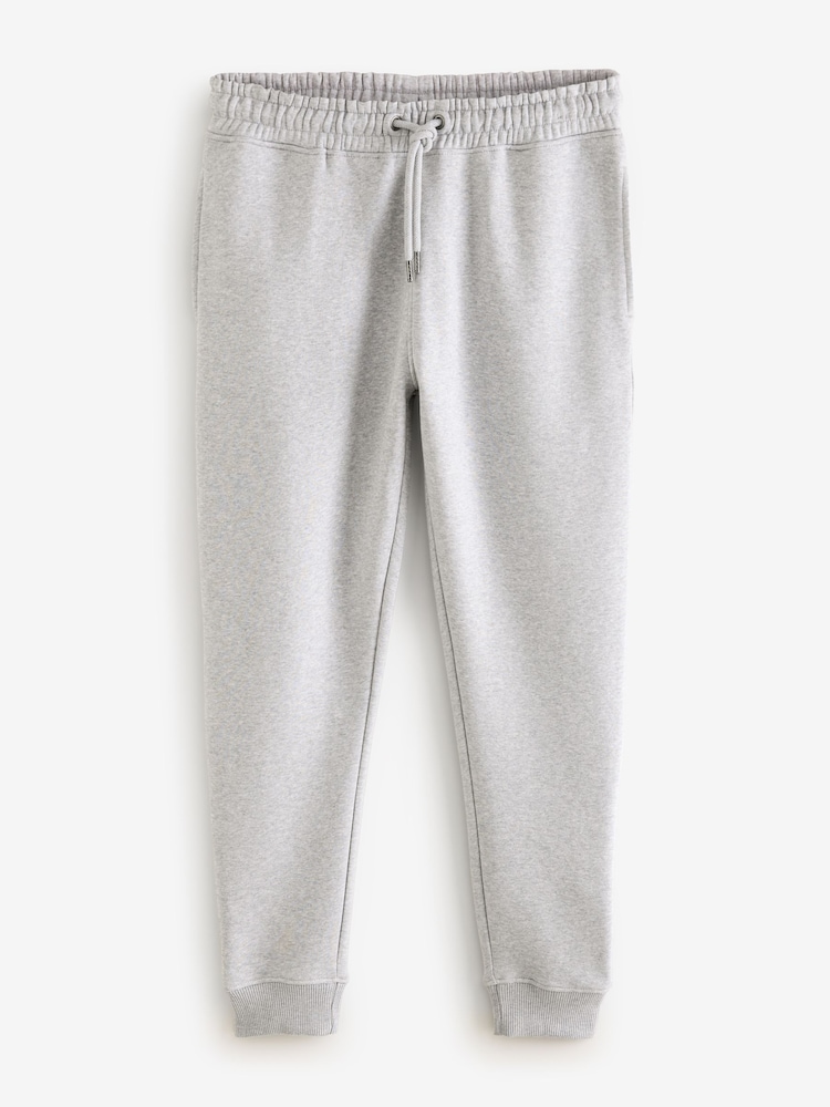 Grey Skinny Fit Cotton Rich Jersey Joggers - Image 5 of 7