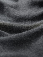 Slate Grey Borg Fleece Lined Zip Up Hoodie - Image 12 of 12
