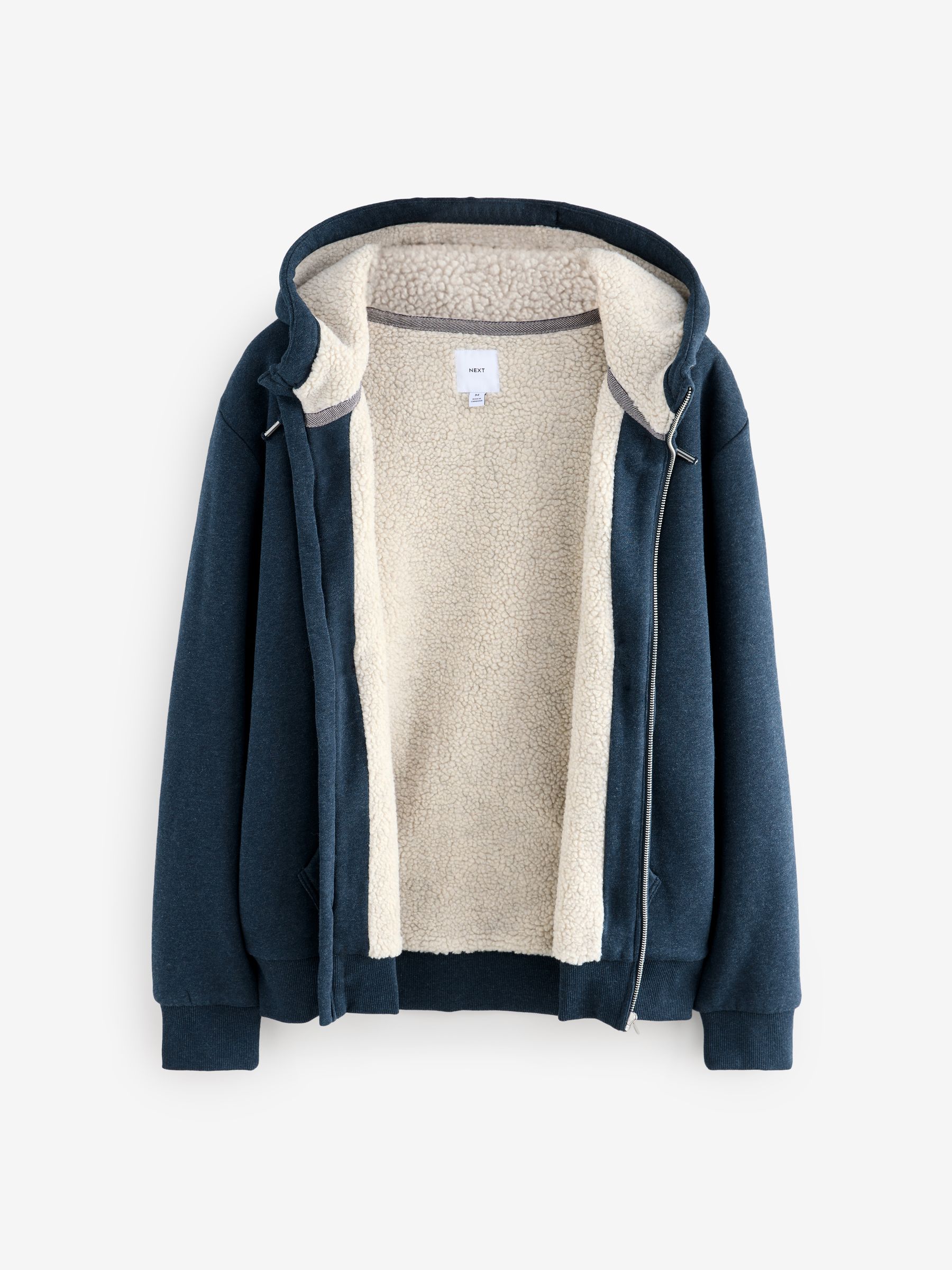 Navy fleece hoodie 2025