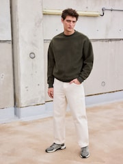 Green Borg Fleece Sweatshirt - Image 2 of 7