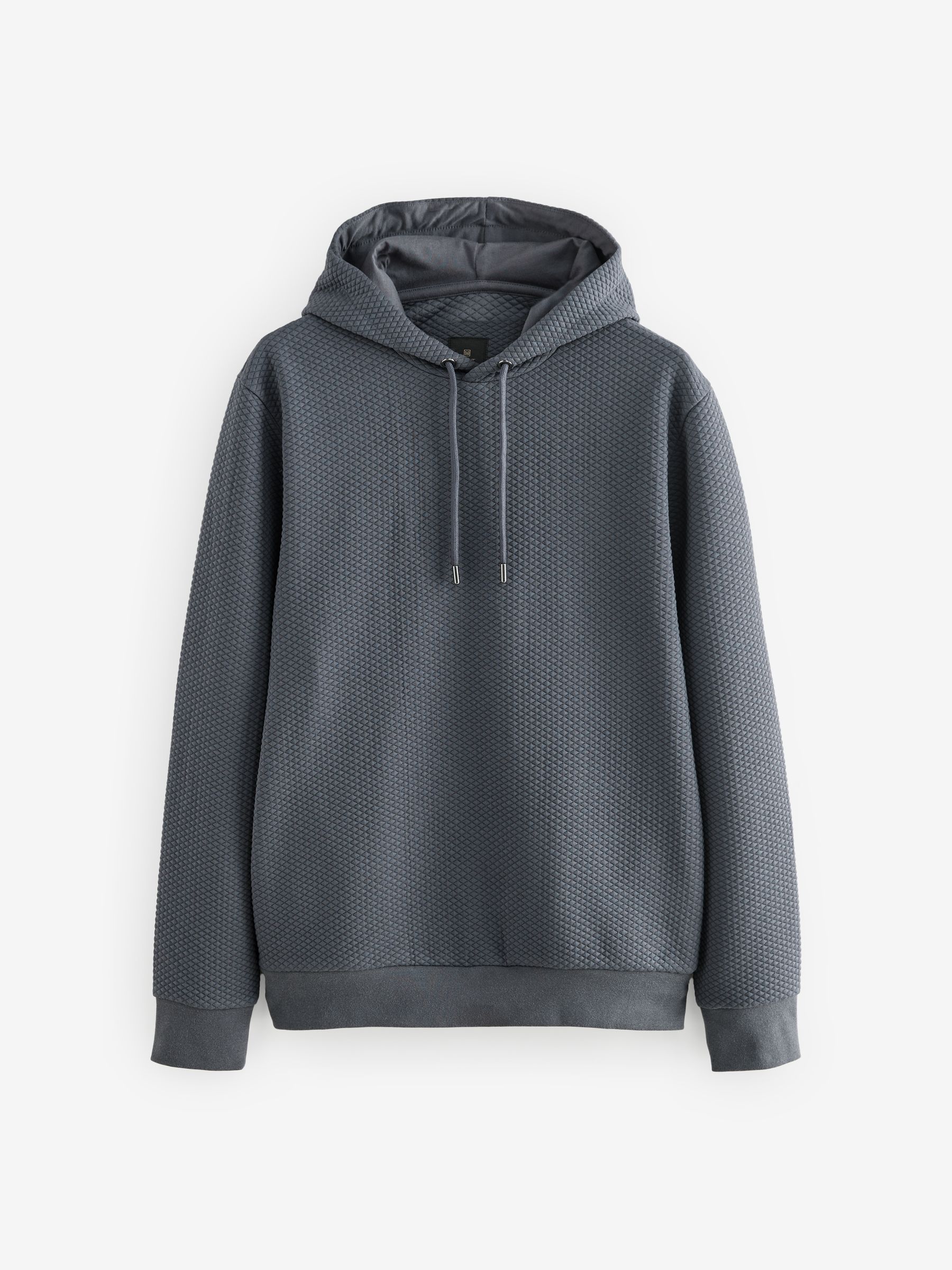 Buy Slate Grey Textured Overhead Hoodie from Next USA