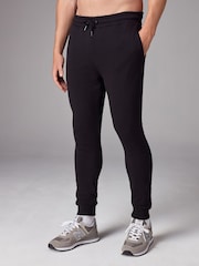 Black Skinny Fit Cotton Rich Jersey Joggers - Image 1 of 9
