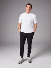 Black Skinny Fit Cotton Rich Jersey Joggers - Image 2 of 9