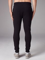 Black Skinny Fit Cotton Rich Jersey Joggers - Image 3 of 9