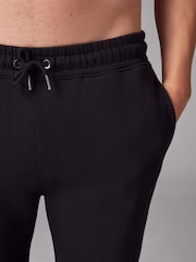 Black Skinny Fit Cotton Rich Jersey Joggers - Image 5 of 9