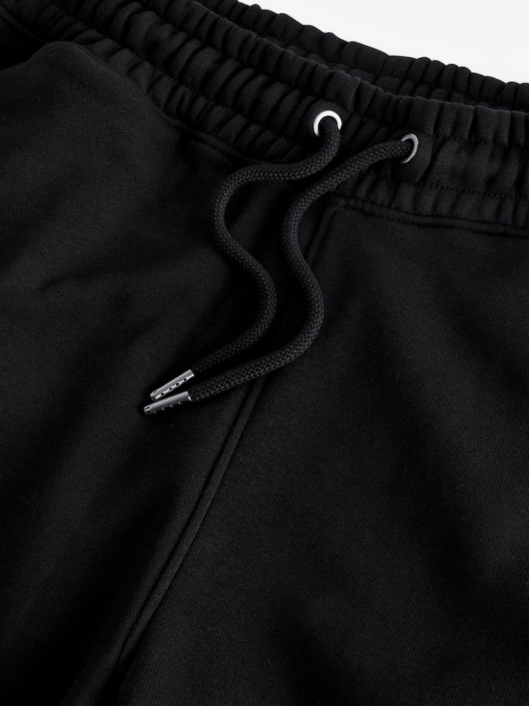 Black Skinny Fit Cotton Rich Jersey Joggers - Image 8 of 9