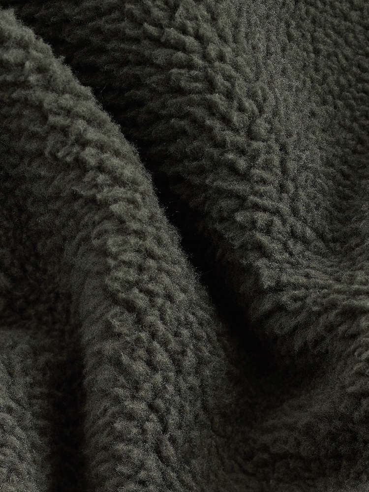 Green Zip Neck Quarter Fleece - Image 8 of 8