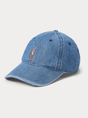 Polo Ralph Lauren Seasonal Bear Denim Classic Cap - Imagen 1 de 3