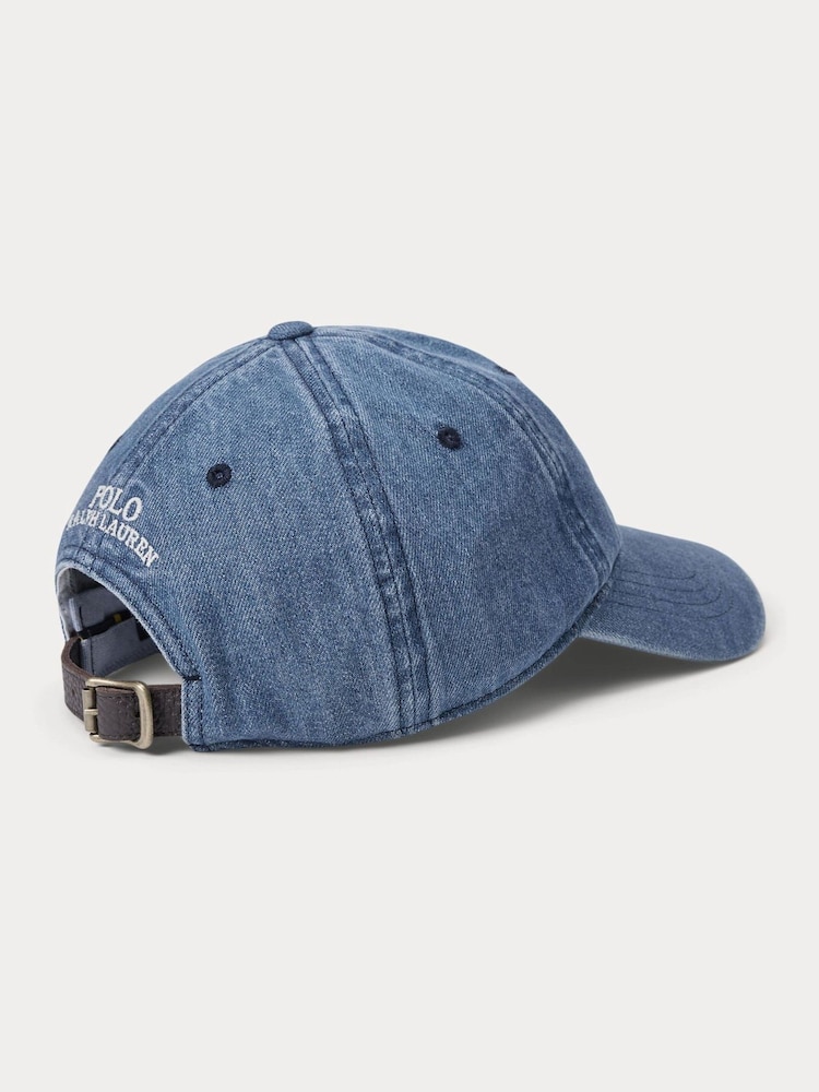 Polo Ralph Lauren Seasonal Bear Denim Classic Cap - Imagen 2 de 3