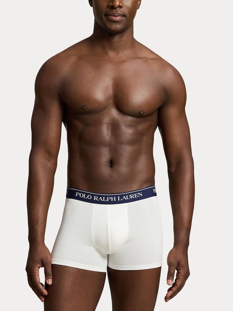 Polo Ralph Lauren White Classic Trunks 5 Pack - Image 9 of 9 Polo Ralph Lauren White Classic Trunks 5 Pack - Image 9 of 9