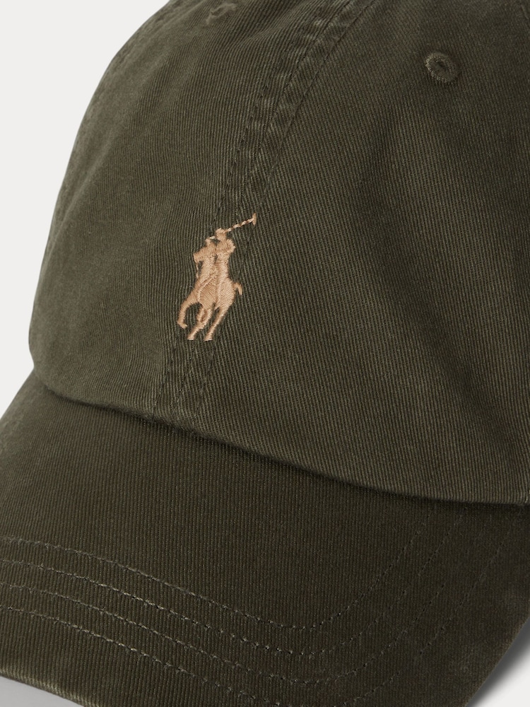 Polo Ralph Lauren Green Classic Cap - Image 3 of 3 Polo Ralph Lauren Green Classic Cap - Image 3 of 3