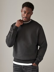 Gris d'ardoise - Sweat-shirt Rich Jersey Col rond - Image 1 de 7