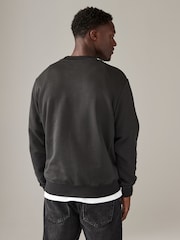 Gris d'ardoise - Sweat-shirt Rich Jersey Col rond - Image 3 de 7