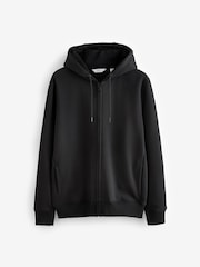 Black Cotton-Rich Jersey Zip Up Hoodie - Image 7 of 9