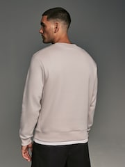 Ecru Rich Jersey Crew Sweatshirt - Image 3 of 7