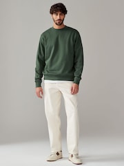 Vert kaki - Sweat-shirt Rich Jersey Col rond - Image 3 de 7