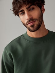 Vert kaki - Sweat-shirt Rich Jersey Col rond - Image 4 de 7