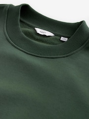 Vert kaki - Sweat-shirt Rich Jersey Col rond - Image 6 de 7