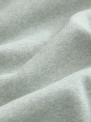 Light Green Regular Fit Cotton Rich Jersey Fabric Hoodie - Image 7 of 7
