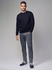 Black Rich Jersey Crew Sweatshirt - Image 2 of 7