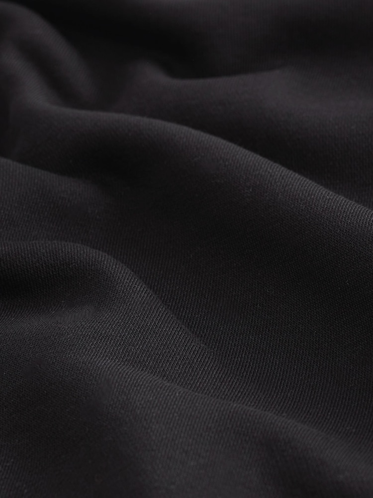 Black Rich Jersey Crew Sweatshirt - Image 7 of 7