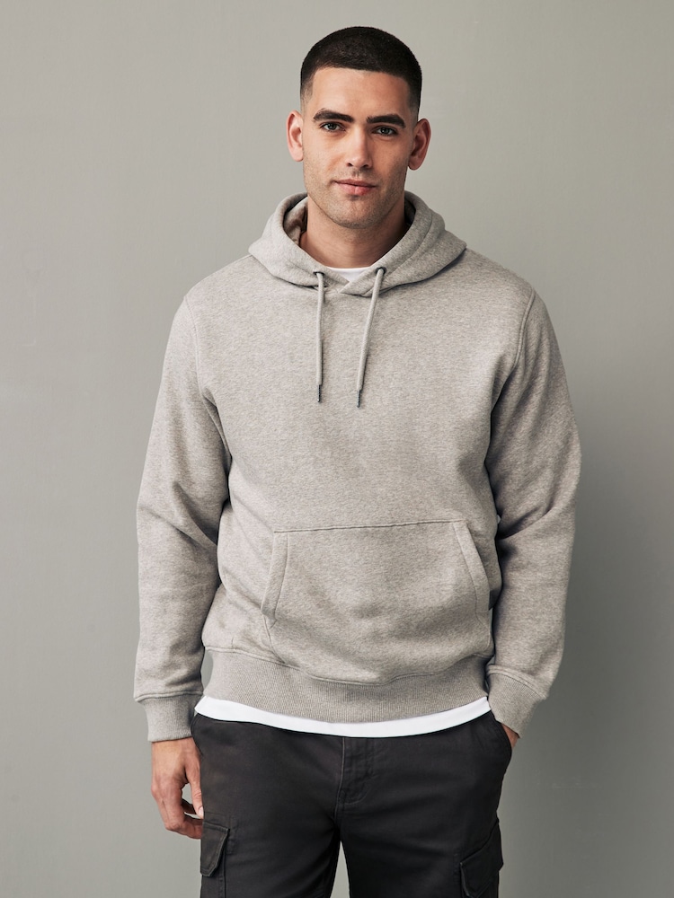 Neutral Regular Fit Rich Jersey Fabric Hoodie - Image 1 of 8