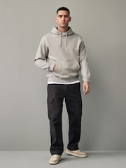 Neutral Regular Fit Rich Jersey Fabric Hoodie - Image 2 of 8