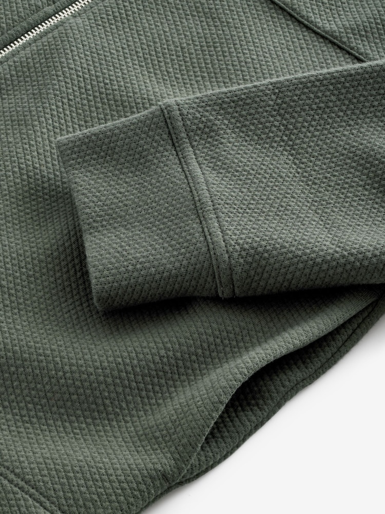 Green Zip-Up Shacket - Image 11 of 11