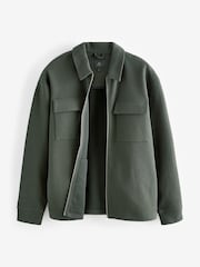Green Zip-Up Shacket - Image 8 of 11