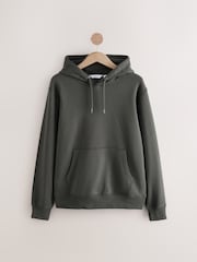 Skiffer Grå - Vanlig passform Rich Jersey Fabric Huvtröja - Bild 6 av 8