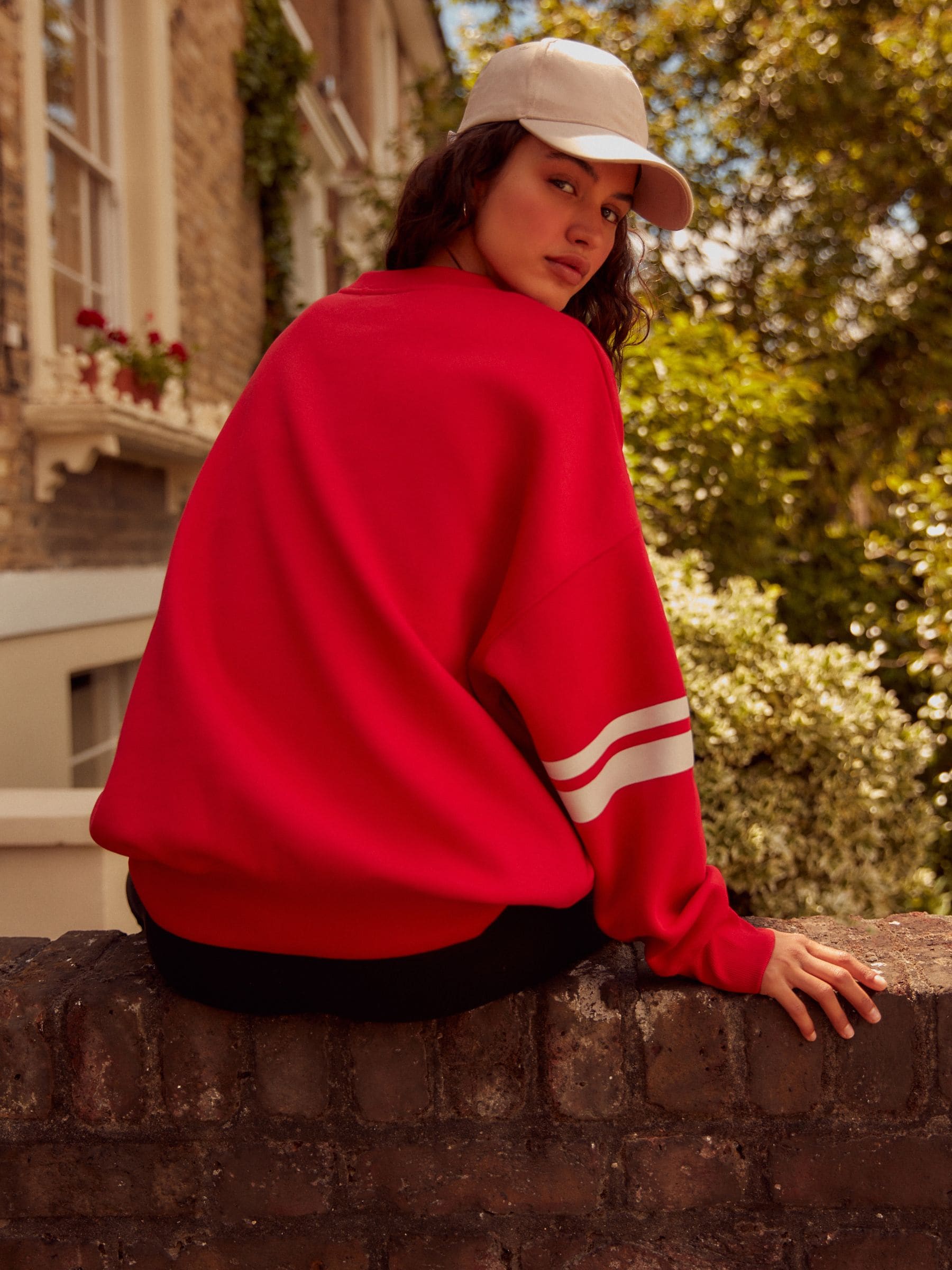 Buy Red Relaxed Fit Colorado American City Graphic Varsity Sweatshirt from  Next Luxembourg