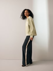 SALBEIGRÜN - Sweatshirt mit Rundhalsausschnitt 100% Baumwolle - Bild 5 von 11