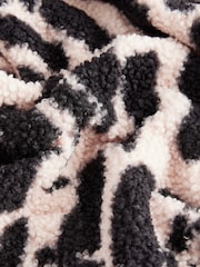 Eläninkuosi Leopardi - Teddy Teddykangas Cozy Longline Quarter vetoketjullinen fleece - Kuva 7 / 9