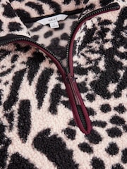 Eläninkuosi Leopardi - Teddy Teddykangas Cozy Longline Quarter vetoketjullinen fleece - Kuva 8 / 9