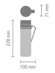 Brabantia Lilac Pink Make & Take Insulated Flask - Image 6 of 6