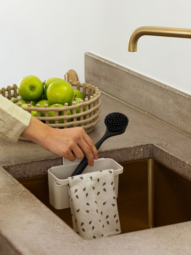 Brabantia Soft Beige Sink Side In-sink Organizer - Image 1 of 6 Brabantia Soft Beige Sink Side In-sink Organizer - Image 1 of 6