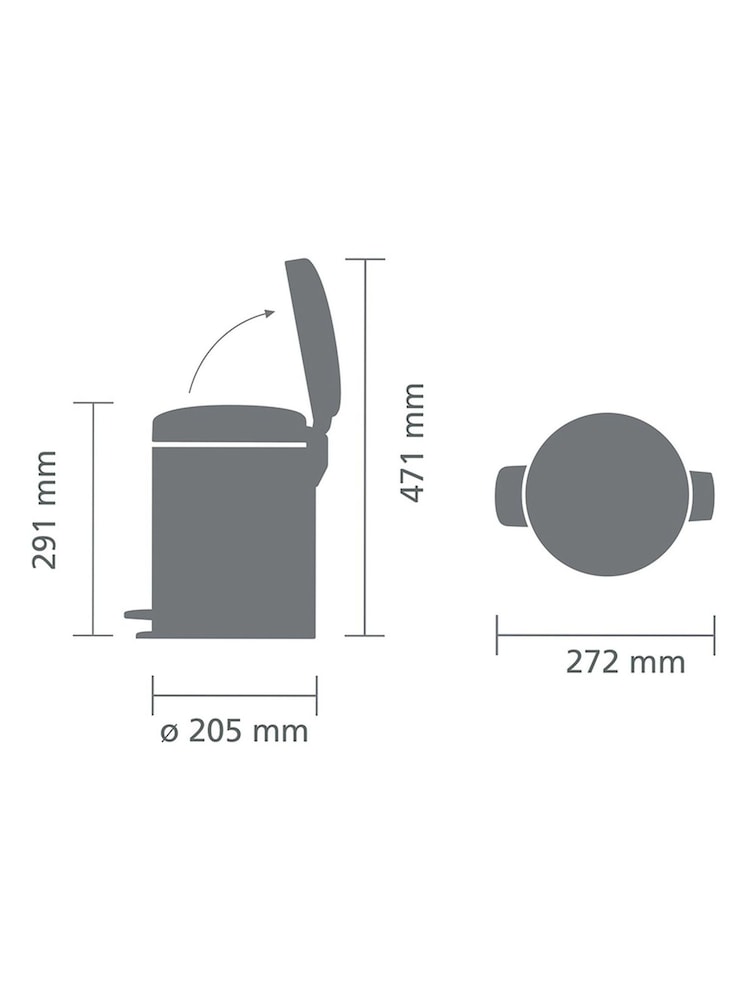 Brabantia Warm Brass NewIcon Pedal Bin - Image 6 of 6 Brabantia Warm Brass NewIcon Pedal Bin - Image 6 of 6