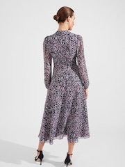 Hobbs Blue Petite Petite Aurora Dress - Image 2 of 4