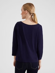 Hobbs Blue 100% Cotton Avia T-Shirt - Image 2 of 4