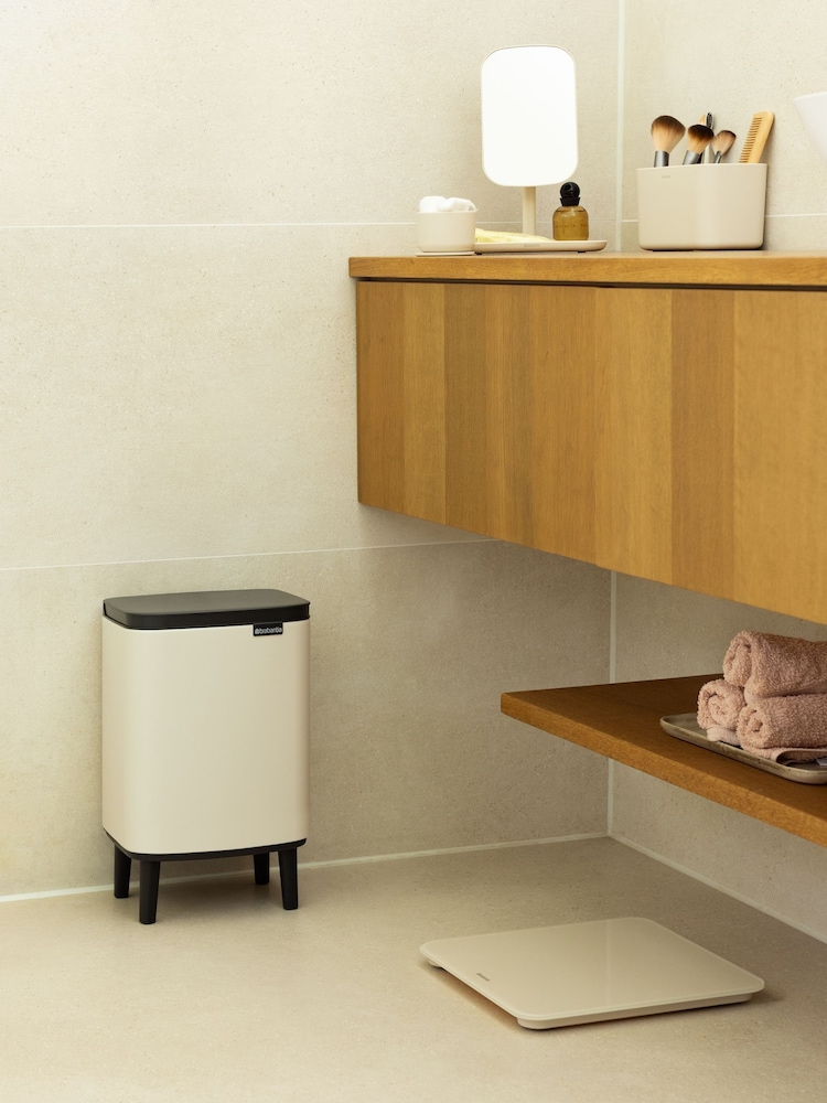 Brabantia Soft Beige Bo Waste Bin - Image 1 of 6 Brabantia Soft Beige Bo Waste Bin - Image 1 of 6