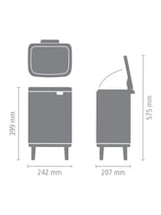 Brabantia Soft Beige Bo Waste Bin - Image 6 of 6