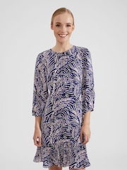 Hobbs Blue Lilith Dress - Image 1 of 4
