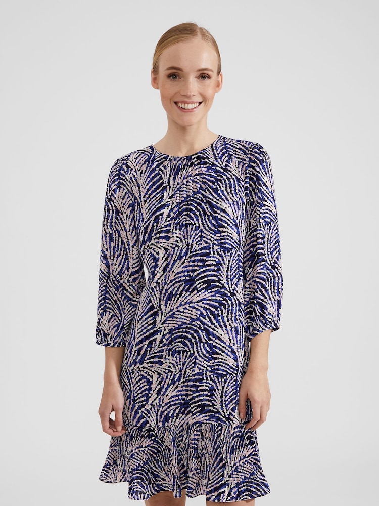 Hobbs Blue Lilith Dress - Image 1 of 4