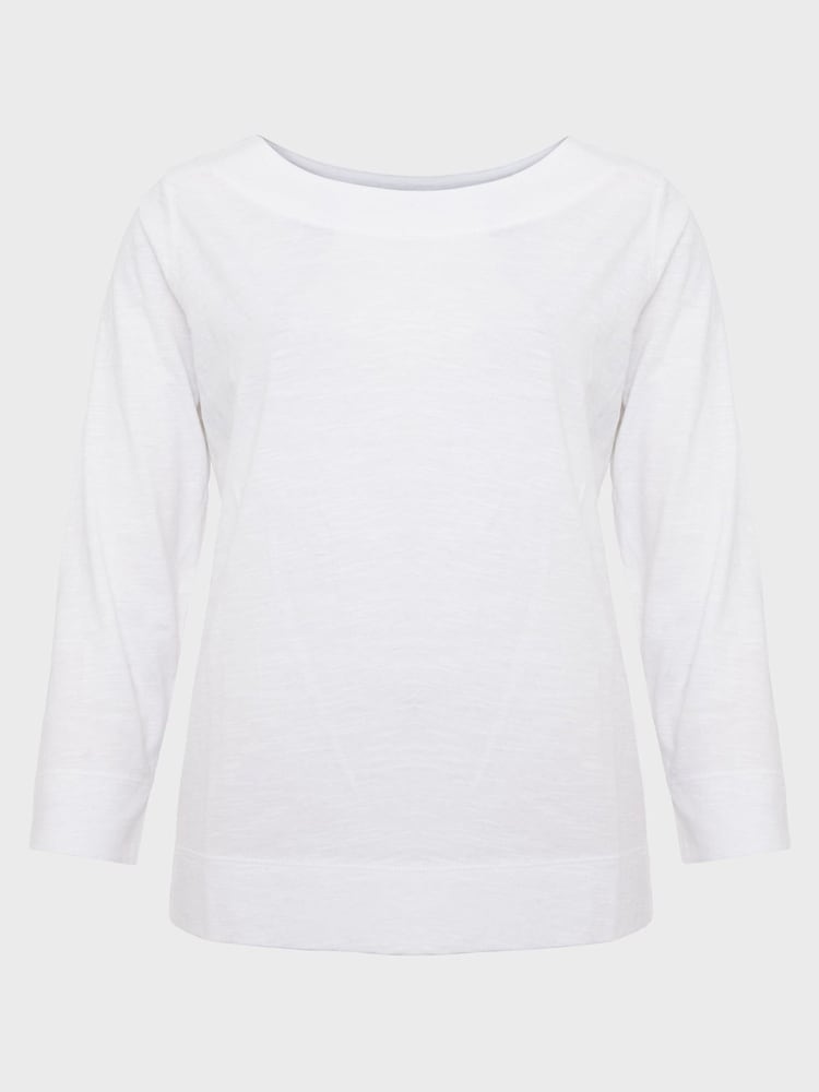 Hobbs White 100% Cotton Avia T-Shirt - Image 4 of 4