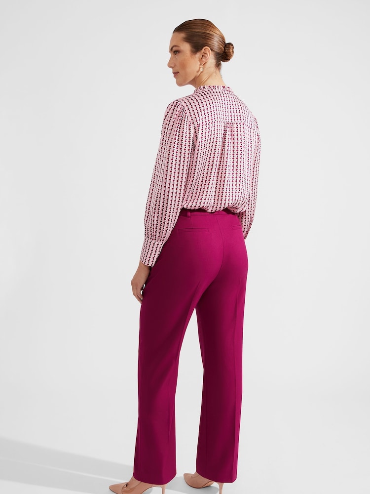 Hobbs Purple Petite Nola Trousers - Image 2 of 4