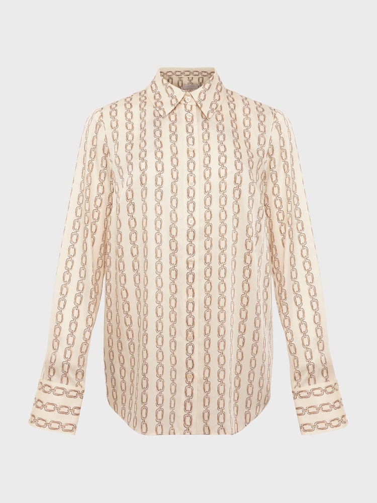 Hobbs Brown Joelle Shirt - Image 6 of 6 Hobbs Brown Joelle Shirt - Image 6 of 6