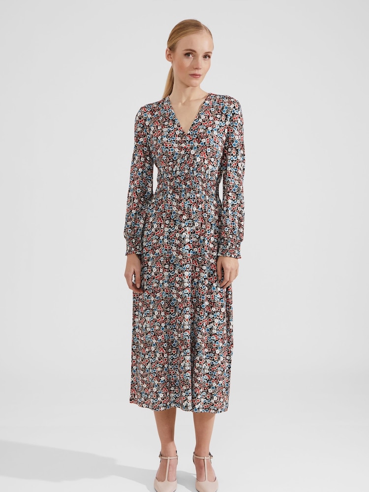Hobbs Multi Maddy Jersey Dress - Image 1 of 4