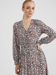 Hobbs Multi Maddy Jersey Dress - Image 3 of 4