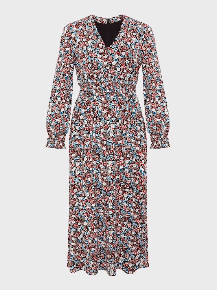 Hobbs Multi Maddy Jersey Dress - Image 4 of 4