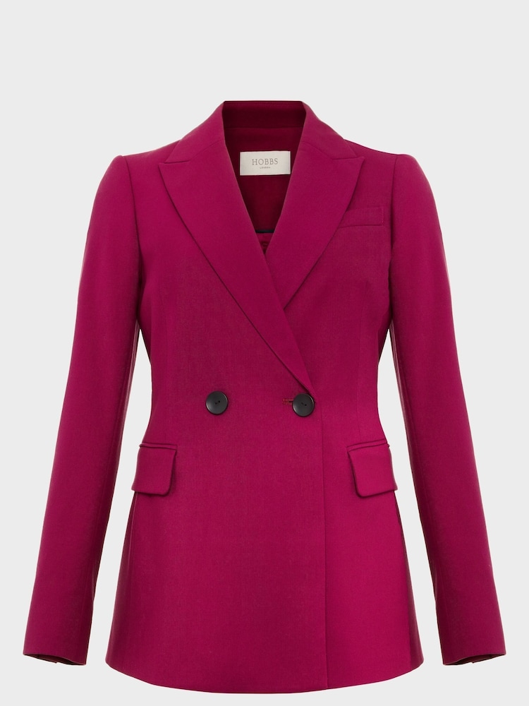 Hobbs Purple Petite Petite Nola Jacket - Image 4 of 4